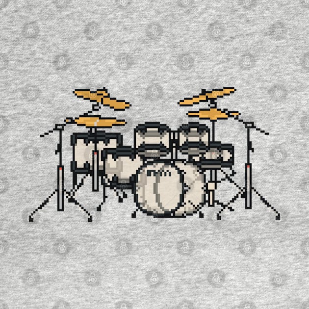 Pixel See Through Drums by gkillerb